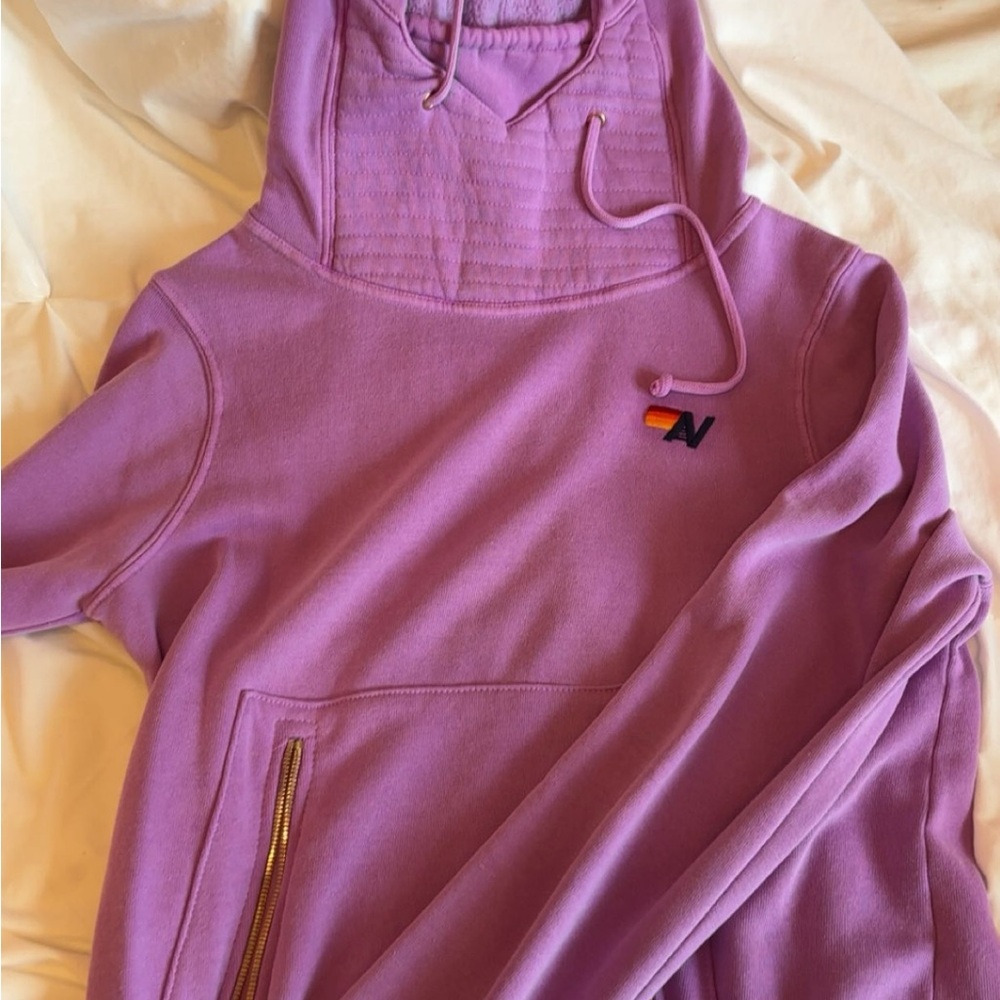 Purple Women's Aviator nation hoodie